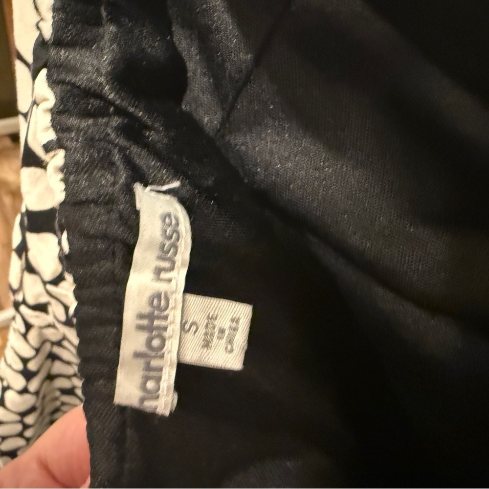 Charlotte Russe Black and Cream Strapless Dress Size Small - Picture 6 of 6